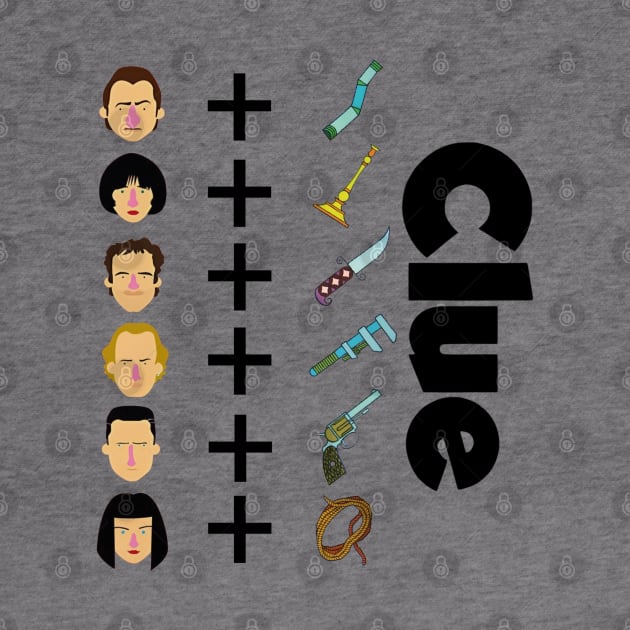 Clue movie t-shirt by Takurs